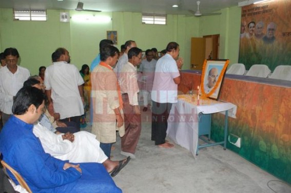 Tripura BJP pays tribute to Shyama Prasad Mukherjee